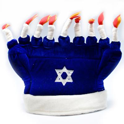 Click to get Happy Hanukkah Menorah Hat