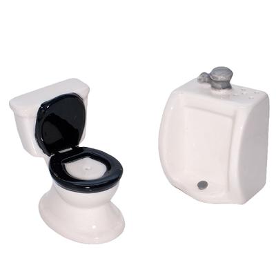 Click to get Toilet Bowl Salt  Pepper Shakers