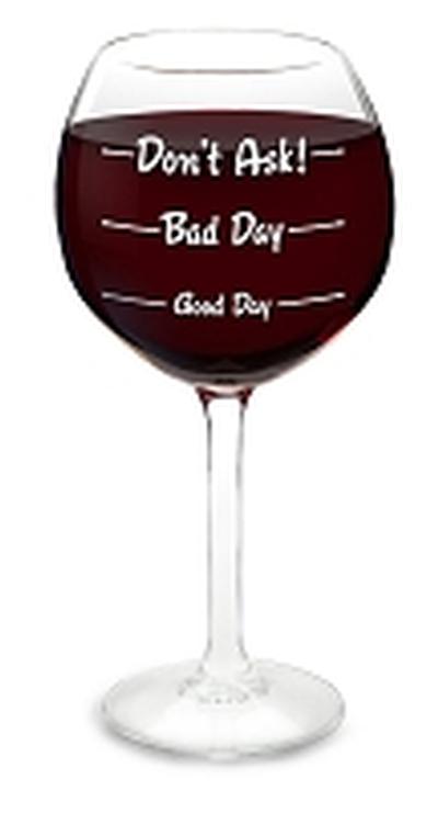 Click to get How Was Your Day Wine Glass