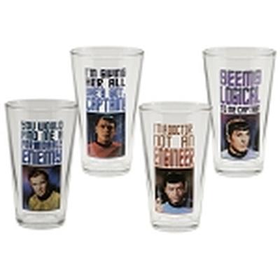 Click to get Star Trek 4 pc 16 oz Glass Set