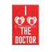 Doctor Who: I Heart the Doctor Car Magnet