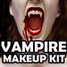 Vampire Teeth, Blood, and Skin Makeup Kit