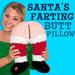 Santa's Farting Butt Neck Pillow