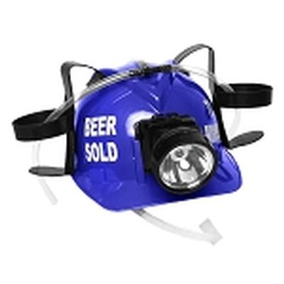 Click to get Beer Sold To Miners Lighted Drinking Helmet Blue
