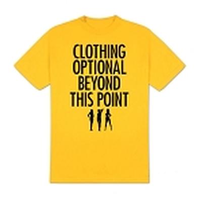 Click to get Clothing Optional TShirt Yellow