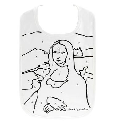 Click to get Mona Lisa Paint By Numbers Baby Bib