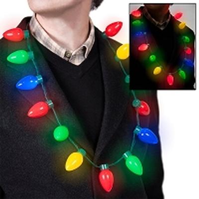 Click to get Light Up Christmas Bulb Necklace
