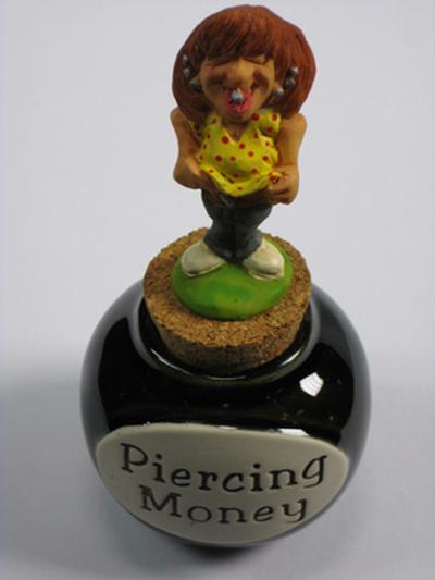 Click to get Funny Piercing Money Bank