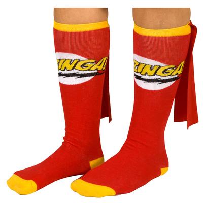 Click to get Big Bang Theory Bazinga Red Cape Socks