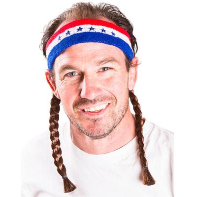 Click to get Instant Mullet w Headband Willie