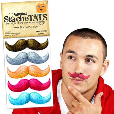Click to get Stache Tats Fuzzy Wuzzy Temporary Mustache Tattoos