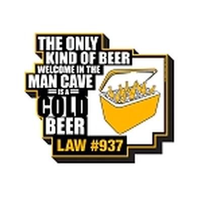 Click to get Man Cave  Beer Magnet