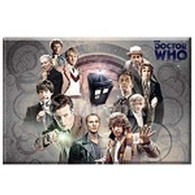 Click to get Doctor Who Magnet Collage of all Doctors Gray