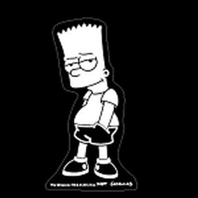 Click to get The Simpsons Bart Simpson Car Decal