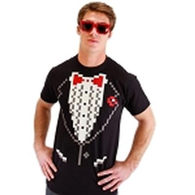 Click to get Pixel Tuxedo Shirt