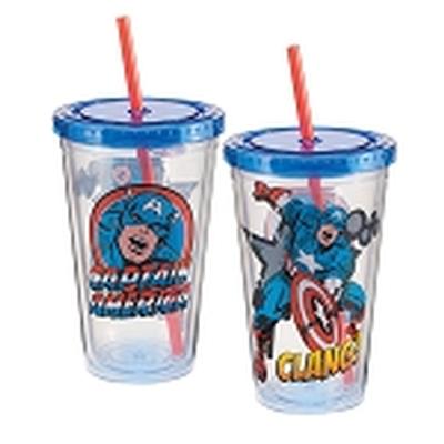 Click to get Marvel Captain America 18 oz Acrylic Travel Cup
