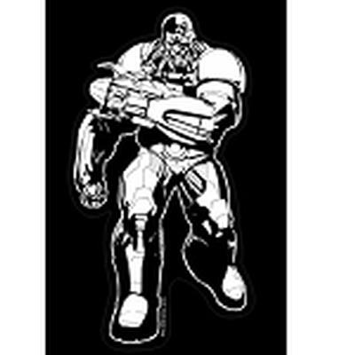 Click to get Justice League Car Decal Cyborg