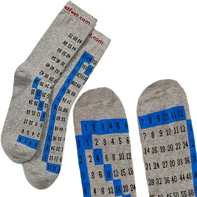 Click to get Cheat Feet Multiplication Table Socks