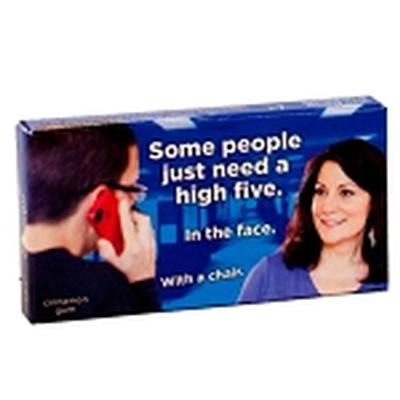 Click to get Some People Just Need a High Five in the Face Gum