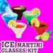 Ice Martini Glasses Kit