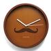 Mustache Clock